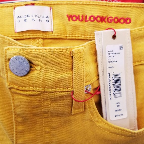 Alice + Olivia ‼️SALE‼️ - Good High Rise Skinny Jeans - NWT - Picture 8 of 8